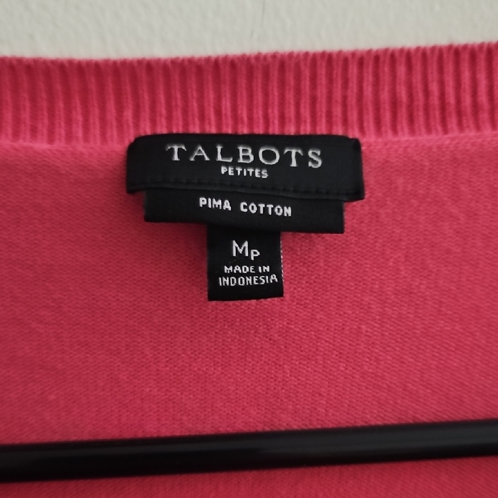 Talbots‎ Vibrant Pink Cardigan Sweater - Picture 2 of 4